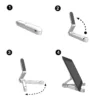 Foldable Phone Tablet Stand Adjustable Desktop Holder for iPhone iPad Mini