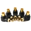 RCA Right Angle Adapter Male to Female Audio Video Cable Connector