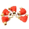 RCA Right Angle Adapter Male to Female Audio Video Cable Connector
