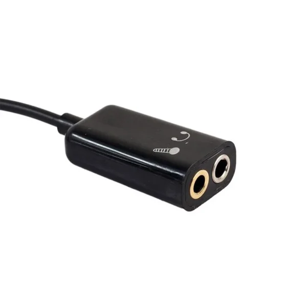 3.5mm Audio Splitter Adapter 3.5mm Male To 2 Female Jack 3.5mm Mic AUX Connector Headset Microphone Adapter Converter