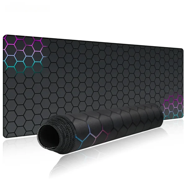 S0c28b5f7dde14bf4acbfb619379303cdq.webp Geometry Large Gaming Desk Mat Mouse Pad with Stitched Edge Non-Slip Rubber Base