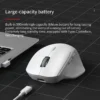S1ba39fec41524295b5b8036242b56df4W.webp Lenovo Ergonomic Wireless Mouse Rechargeable Dual Mode Bluetooth 2.4G for PC Laptop