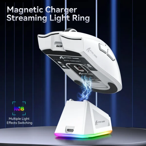 S3ea677a95ec84ffcb957b525efbe40fdL.webp Attack Shark X11 PAW3311 Wireless Gaming Mouse Bluetooth 2.4G RGB for PC