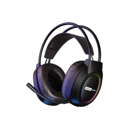 Lenovo RGB Gaming Headphones Over Ear Headset with Microphone for PC Laptop