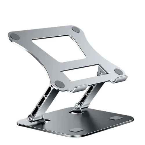 XMSJ Foldable Adjustable Laptop Stand Carbon Steel Holder for 11-17 Inch Laptop