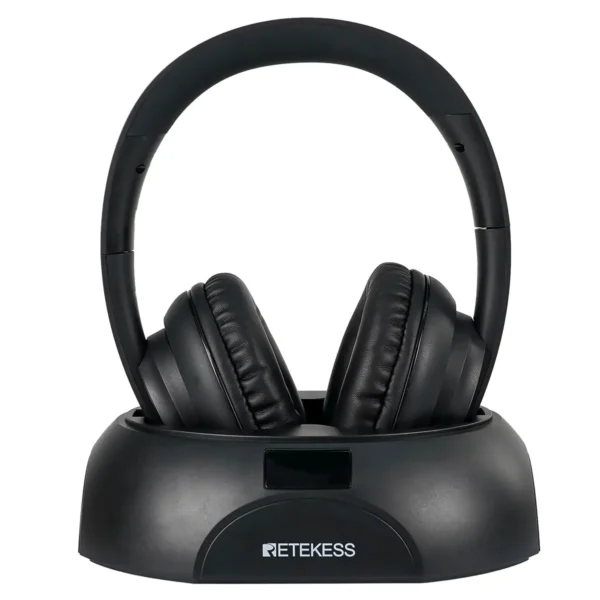 S8f4457a49dec4e8dbc8aa5dcabbbcfb5o.webp RETEKESS TA006 Wireless Headphones for TV Watching Rechargeable Headset with Transmitter