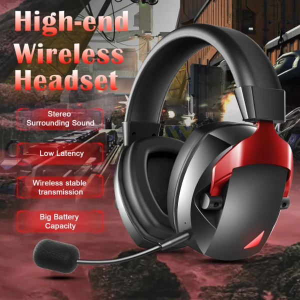 Sa52c82c59fcc4390b82b14b38542b4fbH.webp Wireless Gaming Headset 3-in-1 2.4G Bluetooth 3.5mm Wired with Detachable Mic