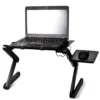 ZZZ Portable Folding Laptop Table Adjustable Computer Desk Stand for Home Office