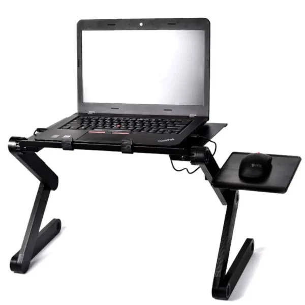 ZZZ Portable Folding Laptop Table Adjustable Computer Desk Stand for Home Office