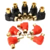RCA Right Angle Adapter Male to Female Audio Video Cable Connector