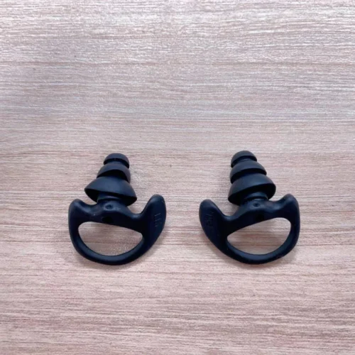 cn-11134207-7qukw-lhr2xj9v8uqmd2.webp M 1 Pair Noise Defender Triple Flanged Earbud for Shooting, Concert, Two-Way Radio Audio Coil Tube - Black