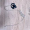 M 1 Pair Noise Defender Triple Flanged Earbud for Shooting, Concert, Two-Way Radio Audio Coil Tube - Black