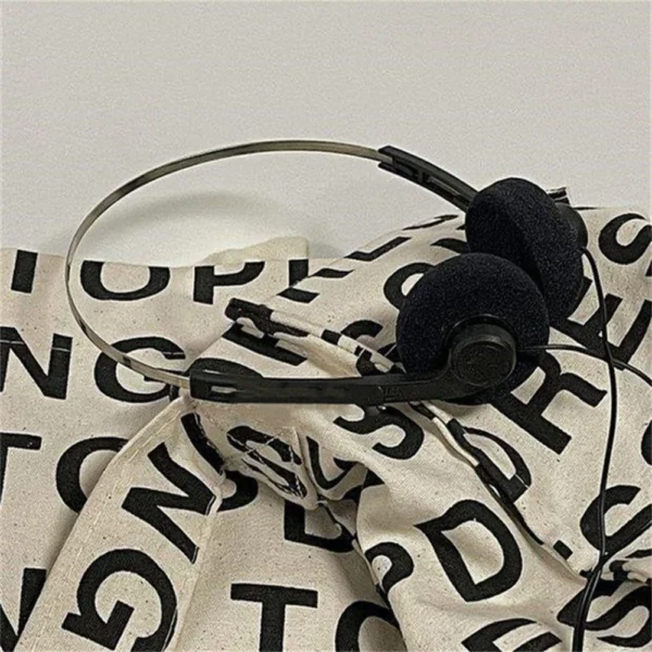 HONOR Vintage Wired Headphones 3.5mm Over-Ear Retro Style Portable Headset