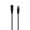 RJ9 4P4C to 3.5mm Audio Adapter Cable for Telephone Headset PC Headphone