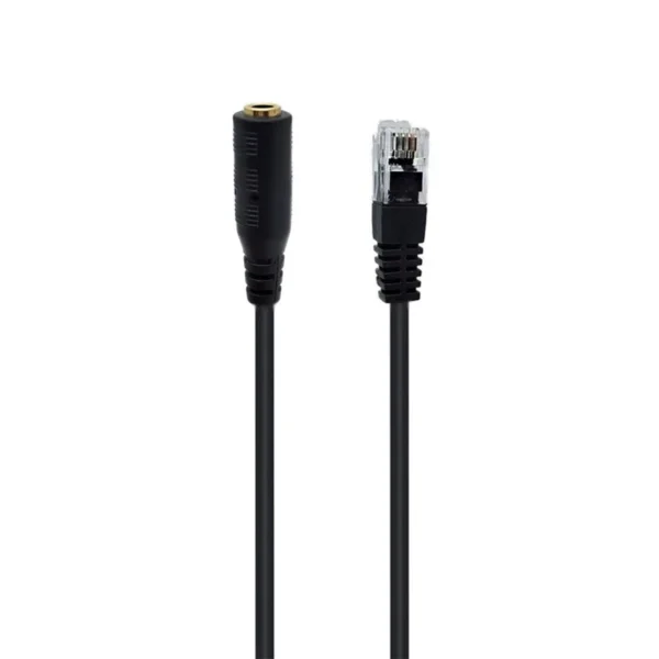 RJ9 4P4C to 3.5mm Audio Adapter Cable for Telephone Headset PC Headphone