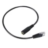RJ9 4P4C to 3.5mm Audio Adapter Cable for Telephone Headset PC Headphone
