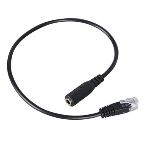 RJ9 4P4C to 3.5mm Audio Adapter Cable for Telephone Headset PC Headphone