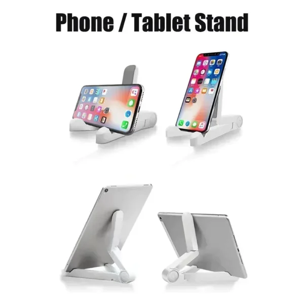Portable Foldable Tablet Stand Holder Adjustable Desktop Phone Bracket for 7-12 Inch Devices