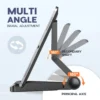 Portable Foldable Tablet Stand Holder Adjustable Desktop Phone Bracket for 7-12 Inch Devices