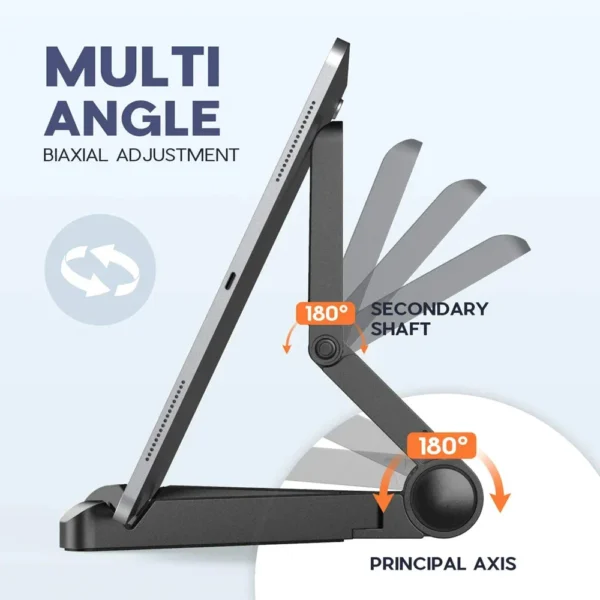 Portable Foldable Tablet Stand Holder Adjustable Desktop Phone Bracket for 7-12 Inch Devices