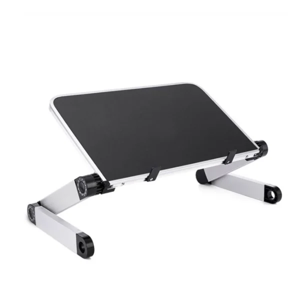 Portable Folding Laptop Bed Desk Adjustable Computer Table for Home Office Black