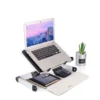 Portable Folding Laptop Bed Desk Adjustable Computer Table for Home Office Black