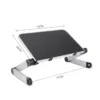 Portable Folding Laptop Bed Desk Adjustable Computer Table for Home Office Black