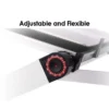 Portable Folding Laptop Bed Desk Adjustable Computer Table for Home Office Black